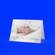 Christening/Baptism Invitation for Baby Boy Greeting Card