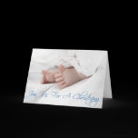 Christening/Baptism Invitation for Baby Boy Greeting Card