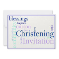 Christening/Baptism Son Invitation by Be_My_Valentine Christening/Baptism Son Invitation