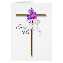 Christening girl pink invitation PERSONALIZE Cards