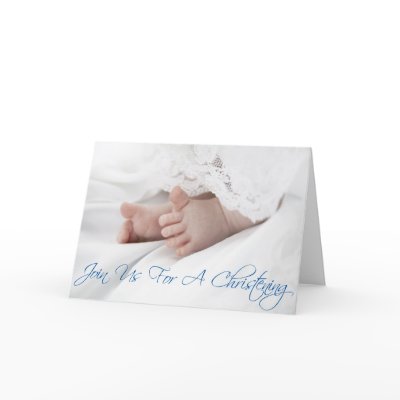 Christening Photo Invitations