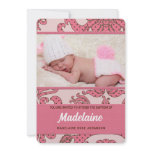 Christening Invitation for Baby Girl