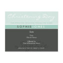 CHRISTENING INVITE :: simply groovy 5 postcards