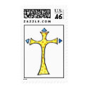 Christening or Baptism Cross postage by Musicat Christening or Baptism Cross postage
