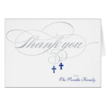 Christening or First Communion Thank You Card cards