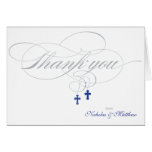 Christening or First Communion Thank You Card cards