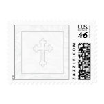 stamp, silver cross stamp, cross, silver, baptism,