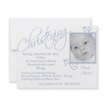 Christening Scroll For Baby Boy invitations