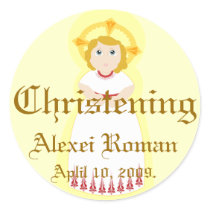 Christening Sticker-Customize by wholeheartedly Christening Sticker-Customize