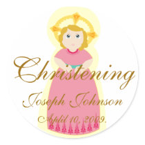 Christening Sticker-Customize by wholeheartedly Christening Sticker-Customize