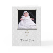 Christening Thank You Card