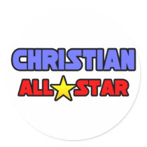 Christian All Star stickers by Christianity_Shirts Christian All Star stickers