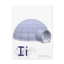 Christian Alphabet Cards: I postcards