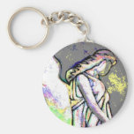 Christian Angel Art Modern Custom Key Chain