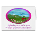 Christian art card revelations 21:4