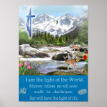 Christian art John 8:12 Print