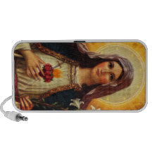 Christian Art of Sacred Heart of Jesus and Mary Laptop Speaker