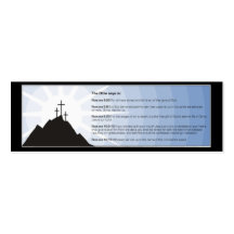 Christian Bible Tract Card Business Cards