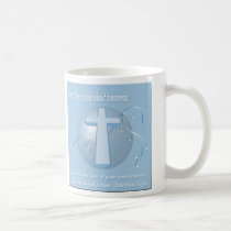 Christian Bible Verse Matthew 6:34 mugs