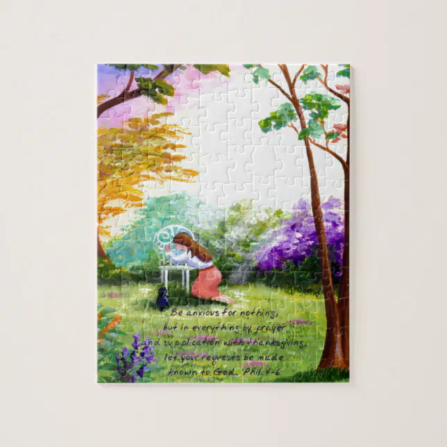 Christian Bible Verse Scripture Creationarts Jigsaw Puzzle Zazzle