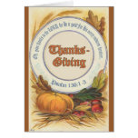 Christian Bible Verse Thanksgiving Card