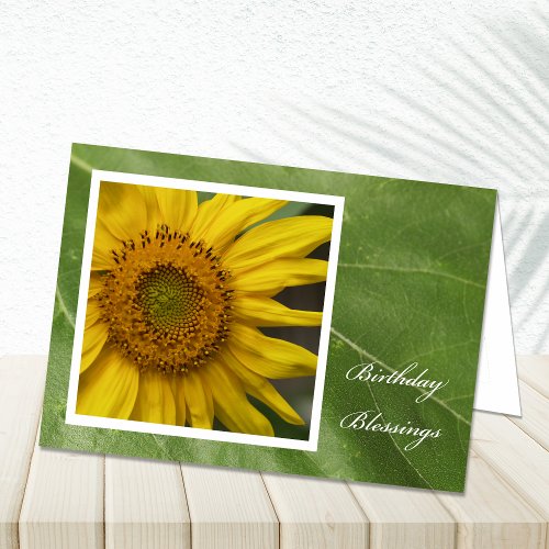 Christian Birthday Card -- Birthday Blessings card