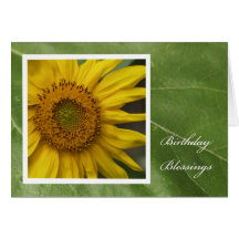 Christian Birthday Card -- Birthday Blessings