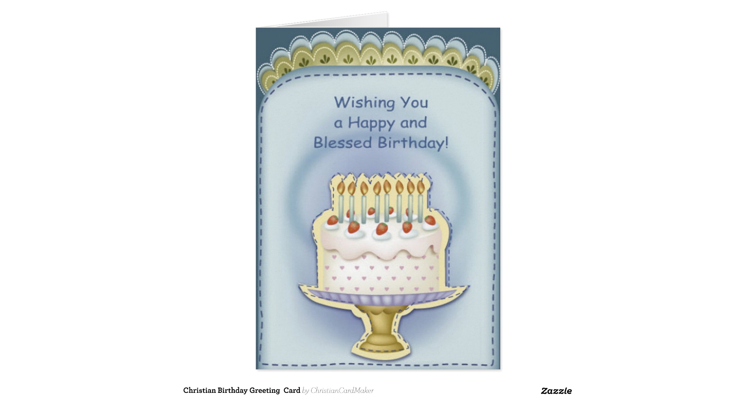 Christian Birthday Greeting Card | Zazzle
