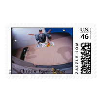 Christian Bojsen-Moller Skateboarding Postage Stamp