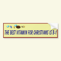 Christian Bumber Sticker 1 Bumper Stickers