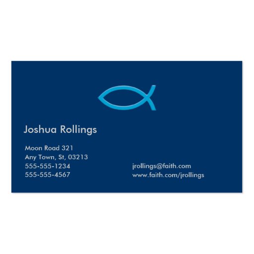 Christian - Business Card (front side)