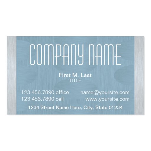 Christian Business Card Template (back side)