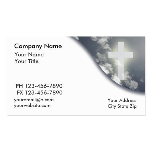 Christian Business Cards (front side)