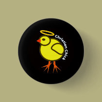 Christian Chick buttons