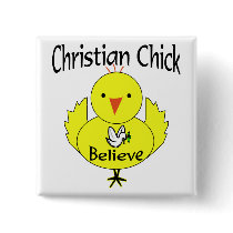 Christian Chick buttons