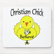 Christian chick mousepads
