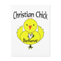 Christian chick postcards