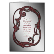 Christian Christmas Holiday Card