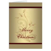 Christian Christmas Holiday Greeting Card