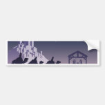 Christian Christmas Nativity Scene Bumper Stickers