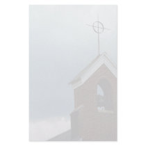 Christian Church Steeple Stationery Paper