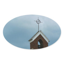 Christian Church Steeple Sticker