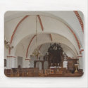 Christian church Voldum, randers, Denmark mousepads