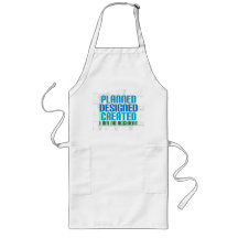 Christian creation apron: Planned Designed Created