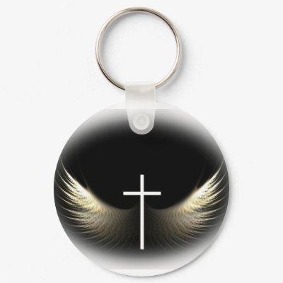 Christian: Cross and Spirit Key Chain by cowboyannie