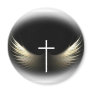 Christian: Cross and Spirit Magnet