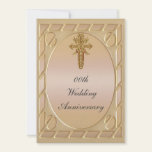 Christian Cross Anniversary Party Invitation