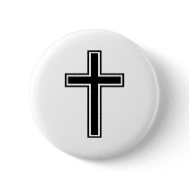Christian cross buttons