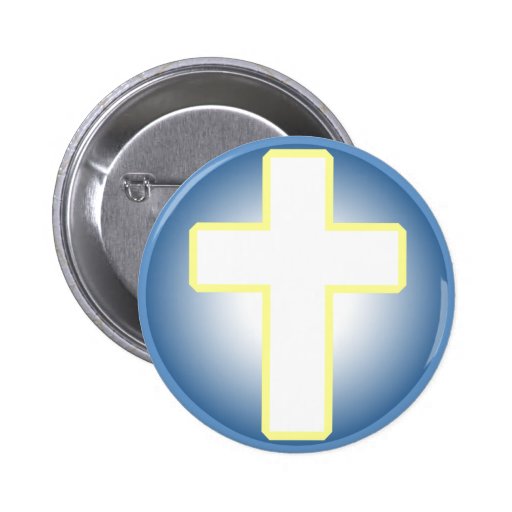 Christian Cross Button Zazzle