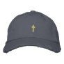 Christian Cross Embroidered Hat